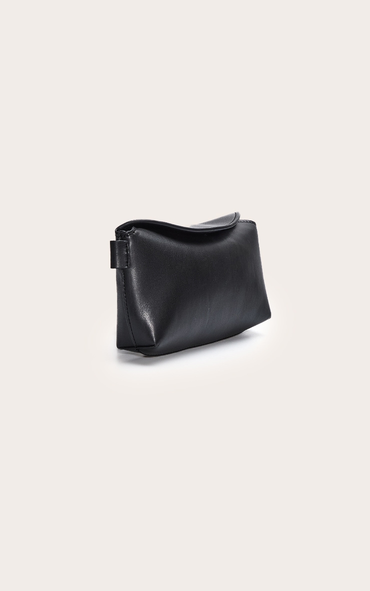 Black Soft PU Spaghetti Strap Cross Body Bag image 2