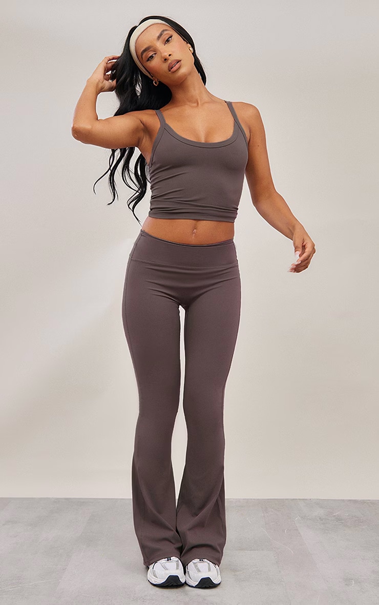 Espresso Sport Ultimate Sculpt Flare Yoga Pants image 2