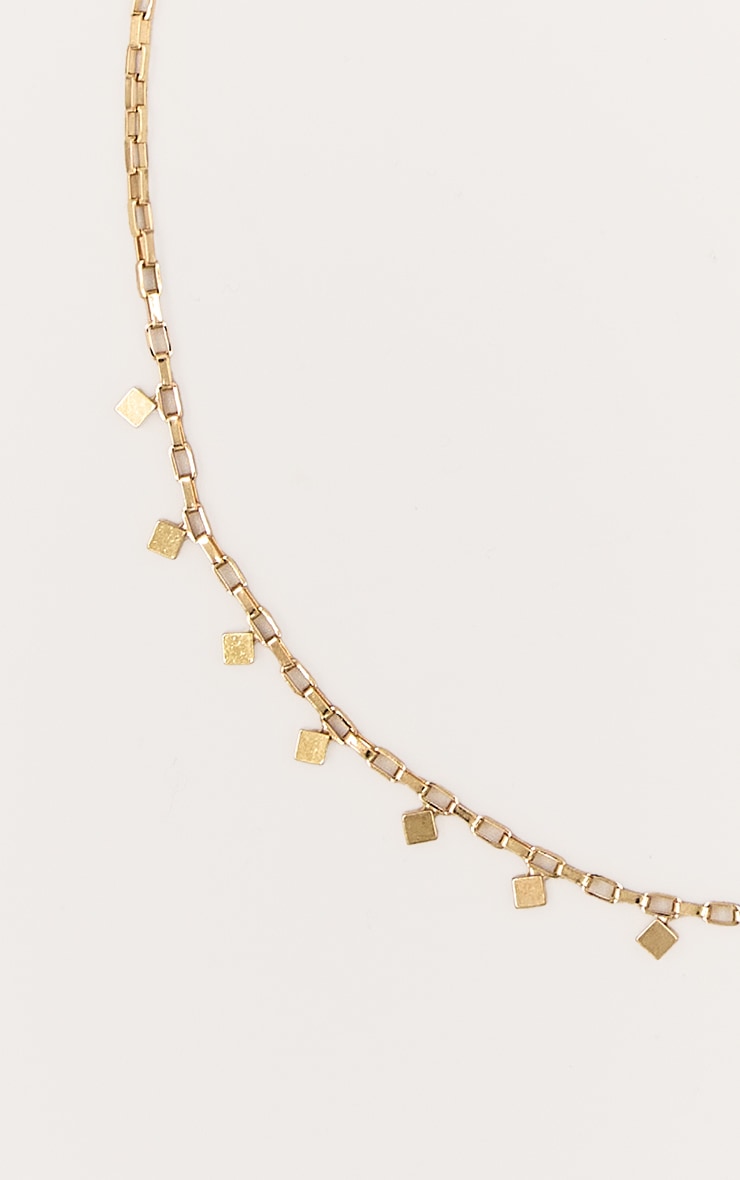 Gold Trim Choker Necklace image 2