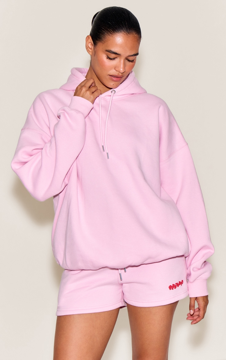 Pink Plt Studio Puff Print Drawstring Sweat Shorts image 4
