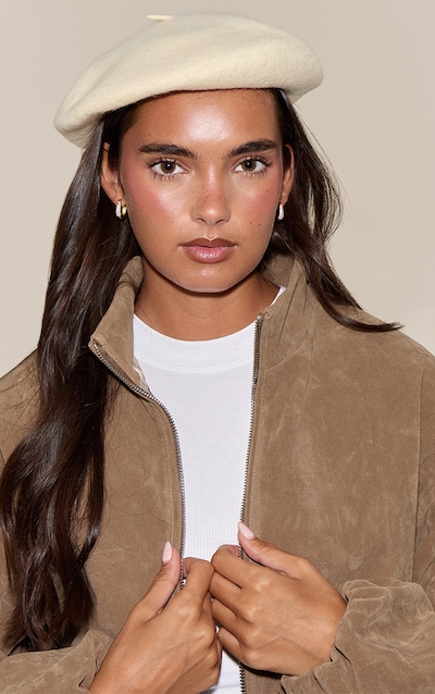 Butter Yellow Soft Knit Beret