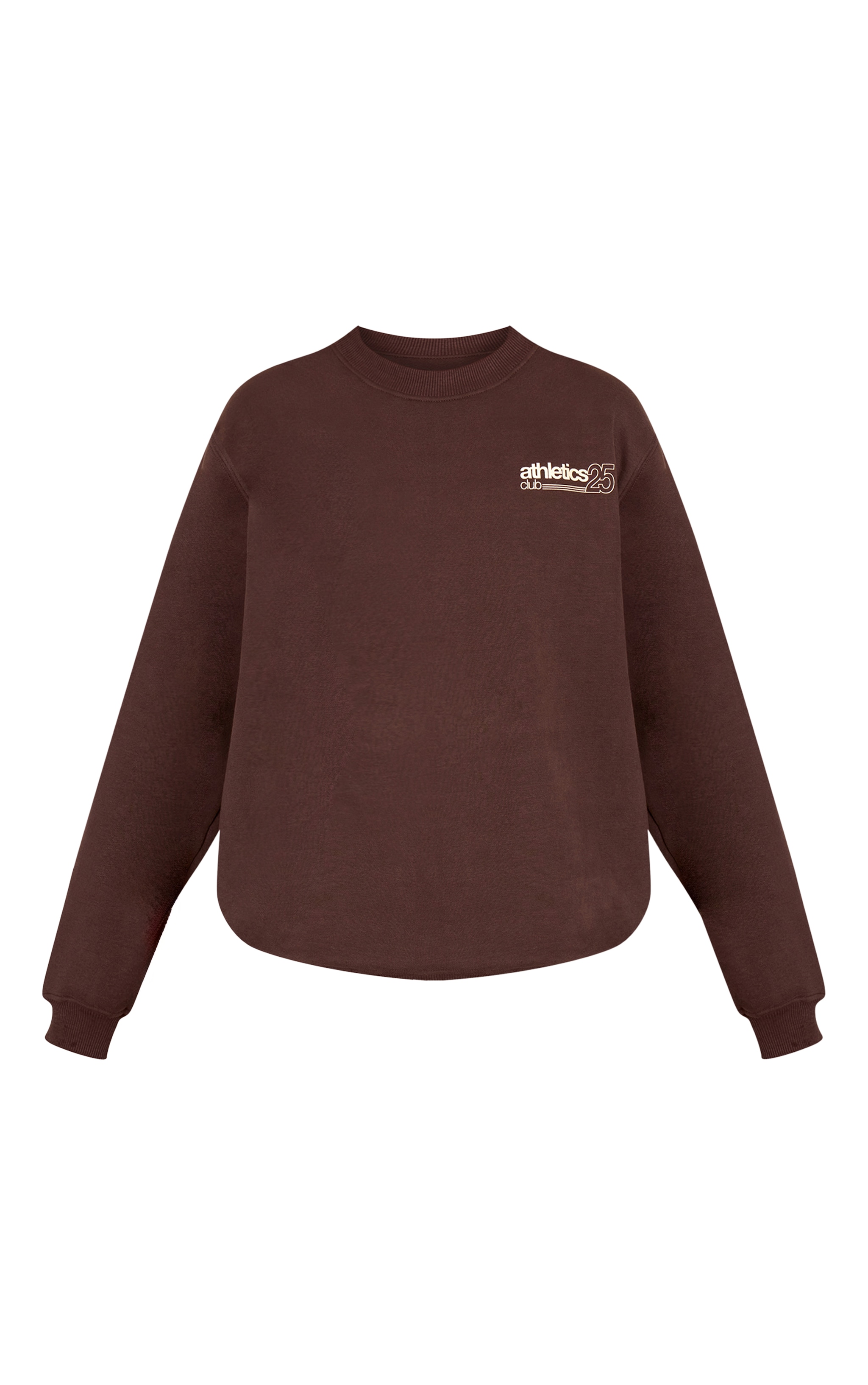 Chocolate Athletics 25 Cotton Fleece Oversized Crew Sweatshirt image 5