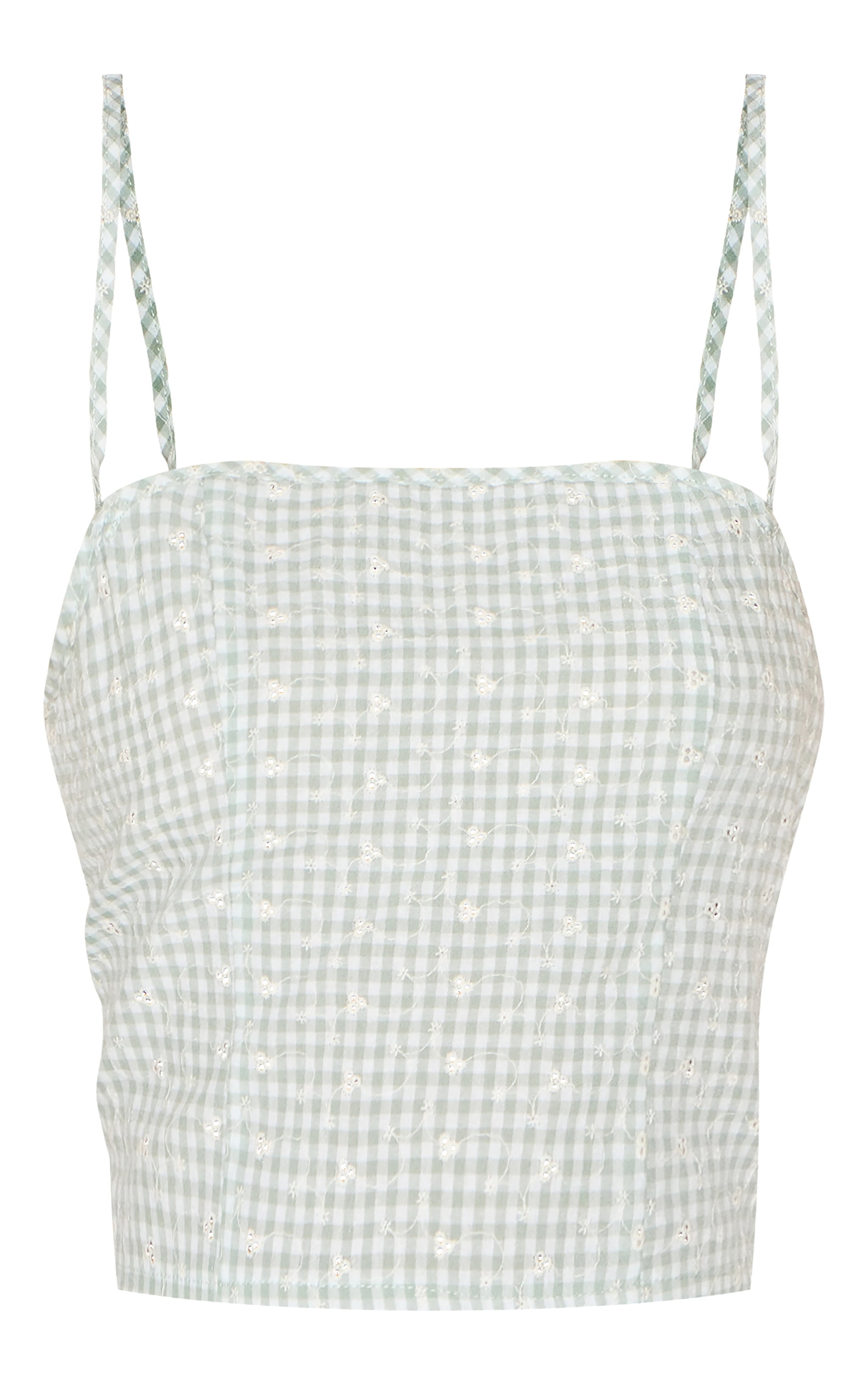 Cami broderie sauge image 5