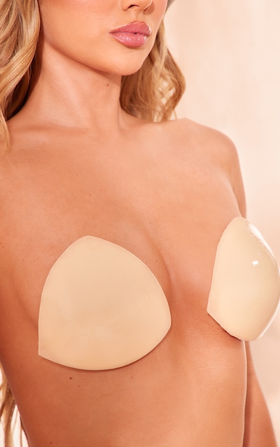 Perky Pear Beige Cleavage Boosting Bra Cups