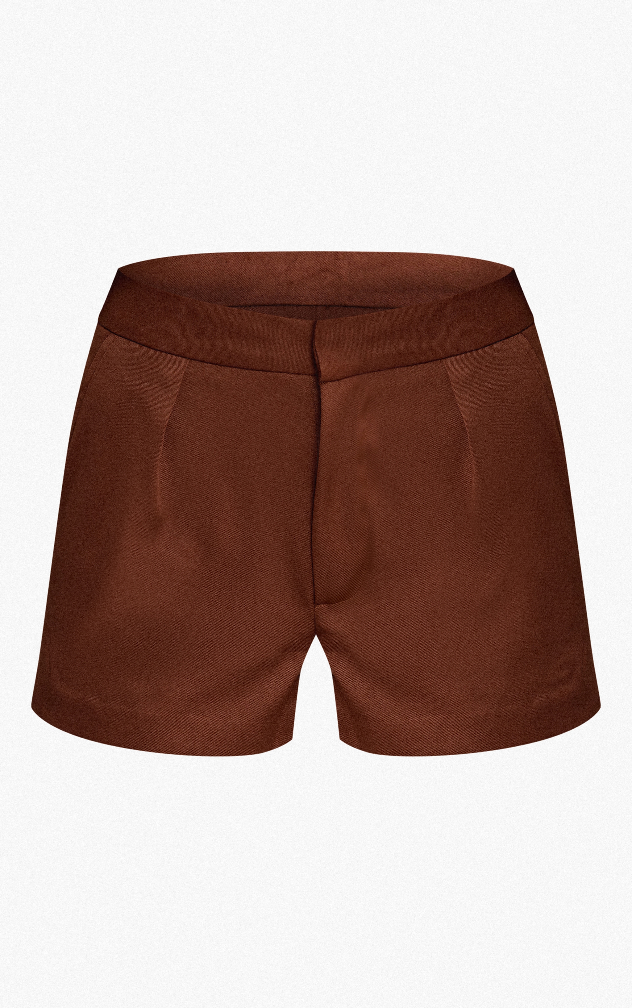 Chocolate Brown Premium Tailored Woven Short image 6