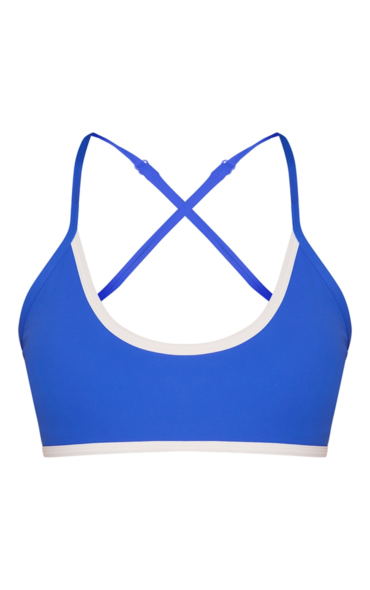 Cobalt Sculpt Contrast Piping Sports Bra image 5