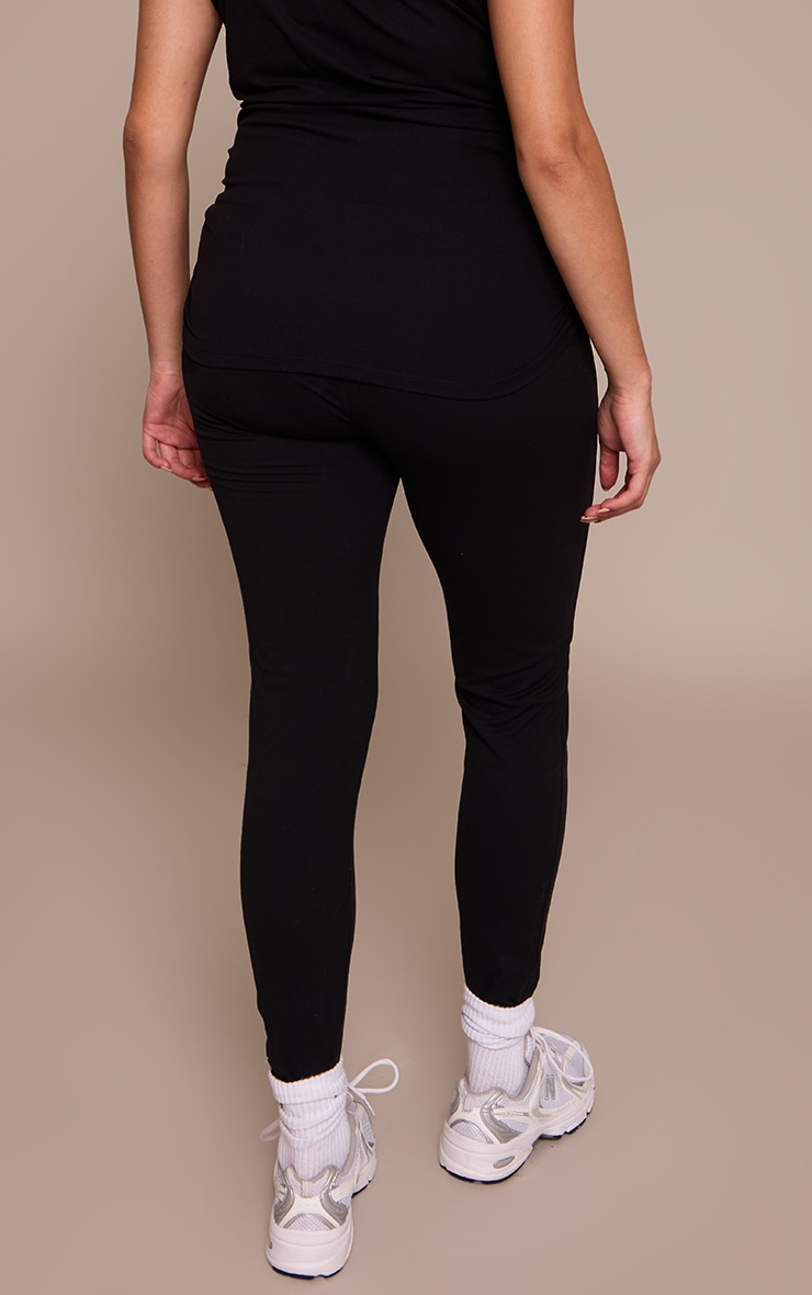 Plus Legging en Sculpt noir froncé image 3