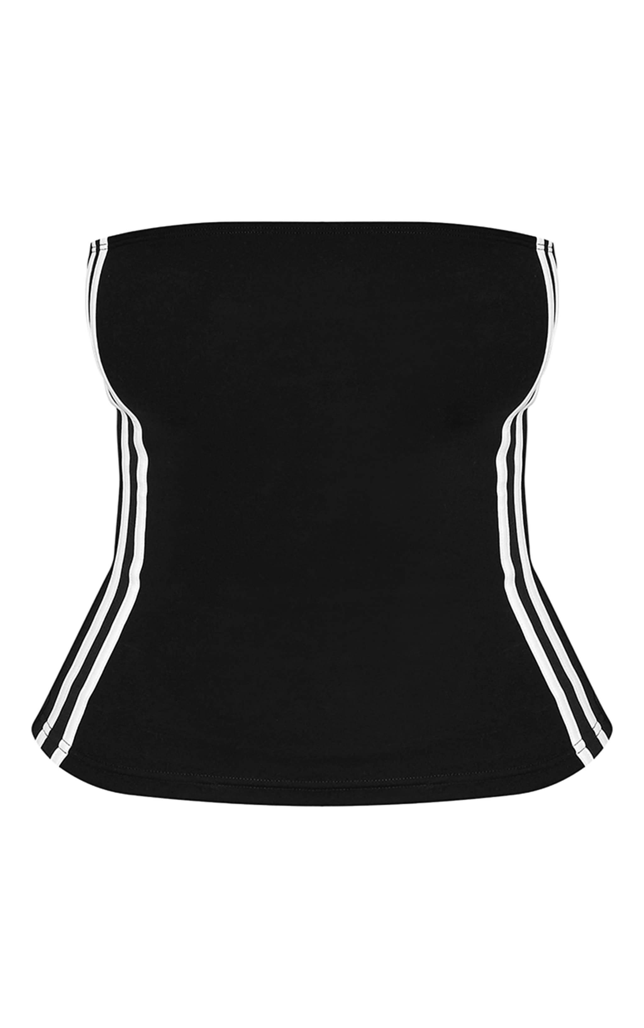 Shape Black Sculpt Contrast Detail Bandaeu Top image 5
