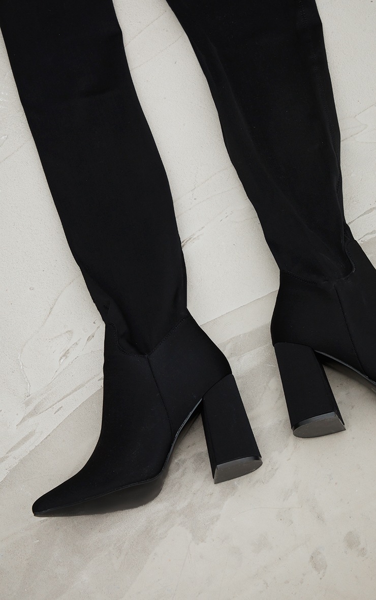 lycra over the knee boots