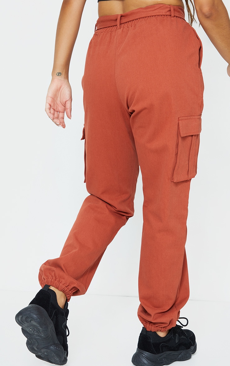 Rust Buckle Detail Cargo Trouser Trousers PrettyLittleThing AUS