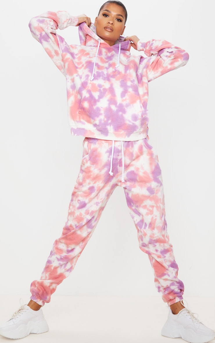 Multi Tie Dye Sweat Track Pants