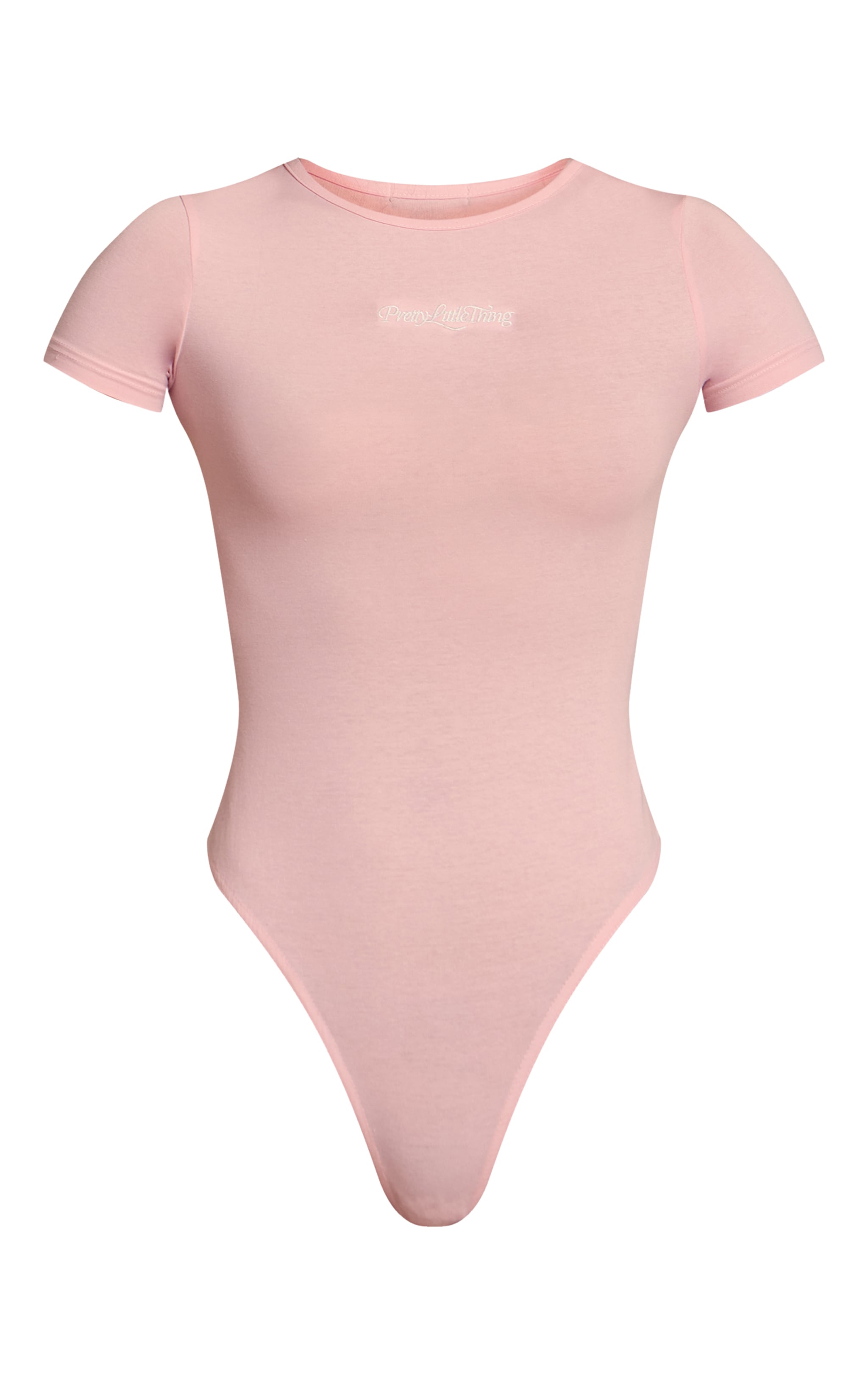 Pink Prettylittlething Short Sleeve Bodysuit image 5