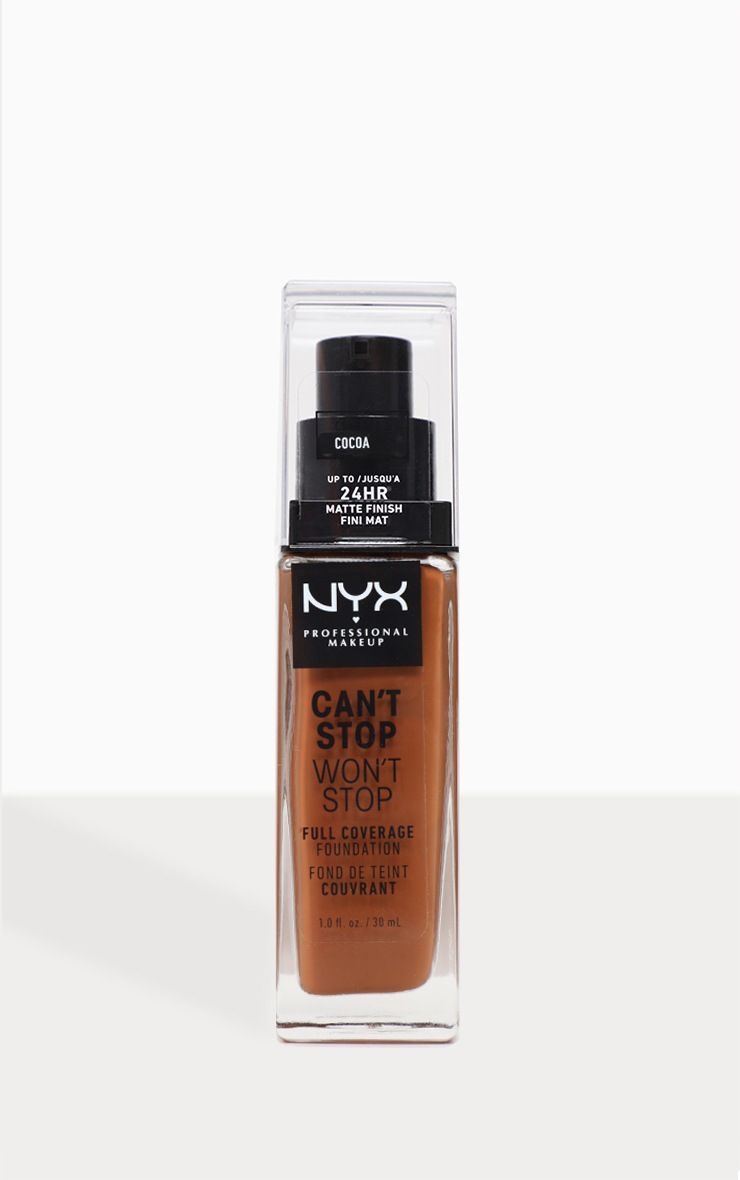 NYX Professional Makeup Can't Stop Won't Stop Full Coverage Foundation Cocoa