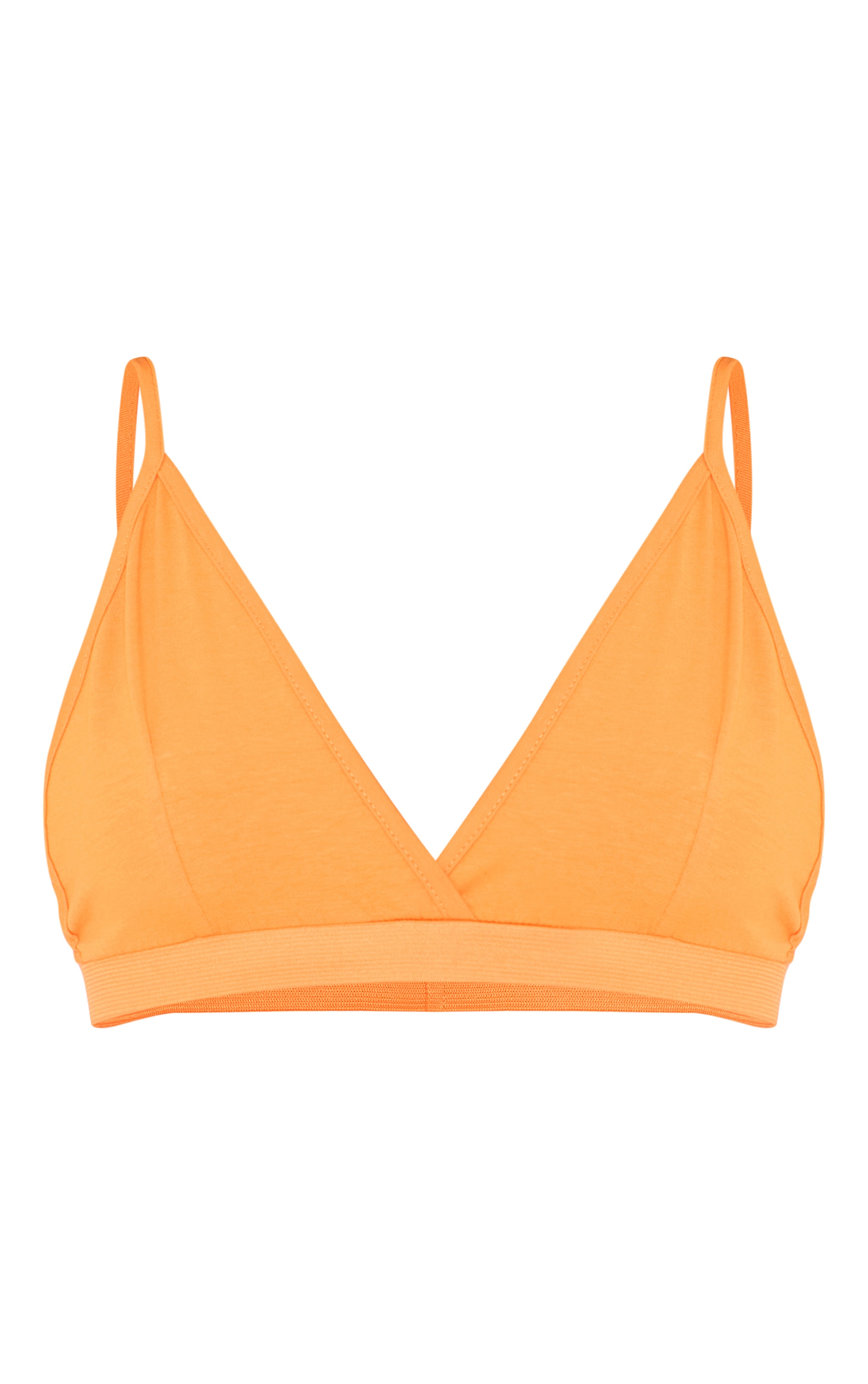 Bralette en coton orange image 5