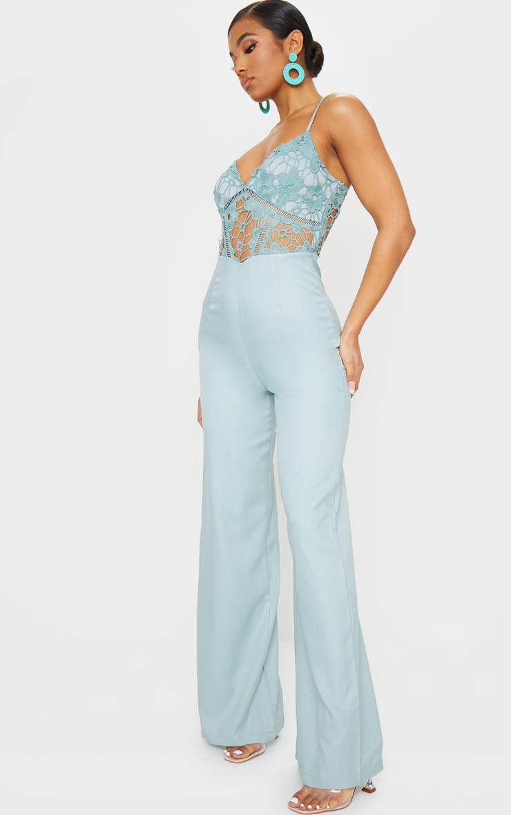 dusty blue jumpsuit