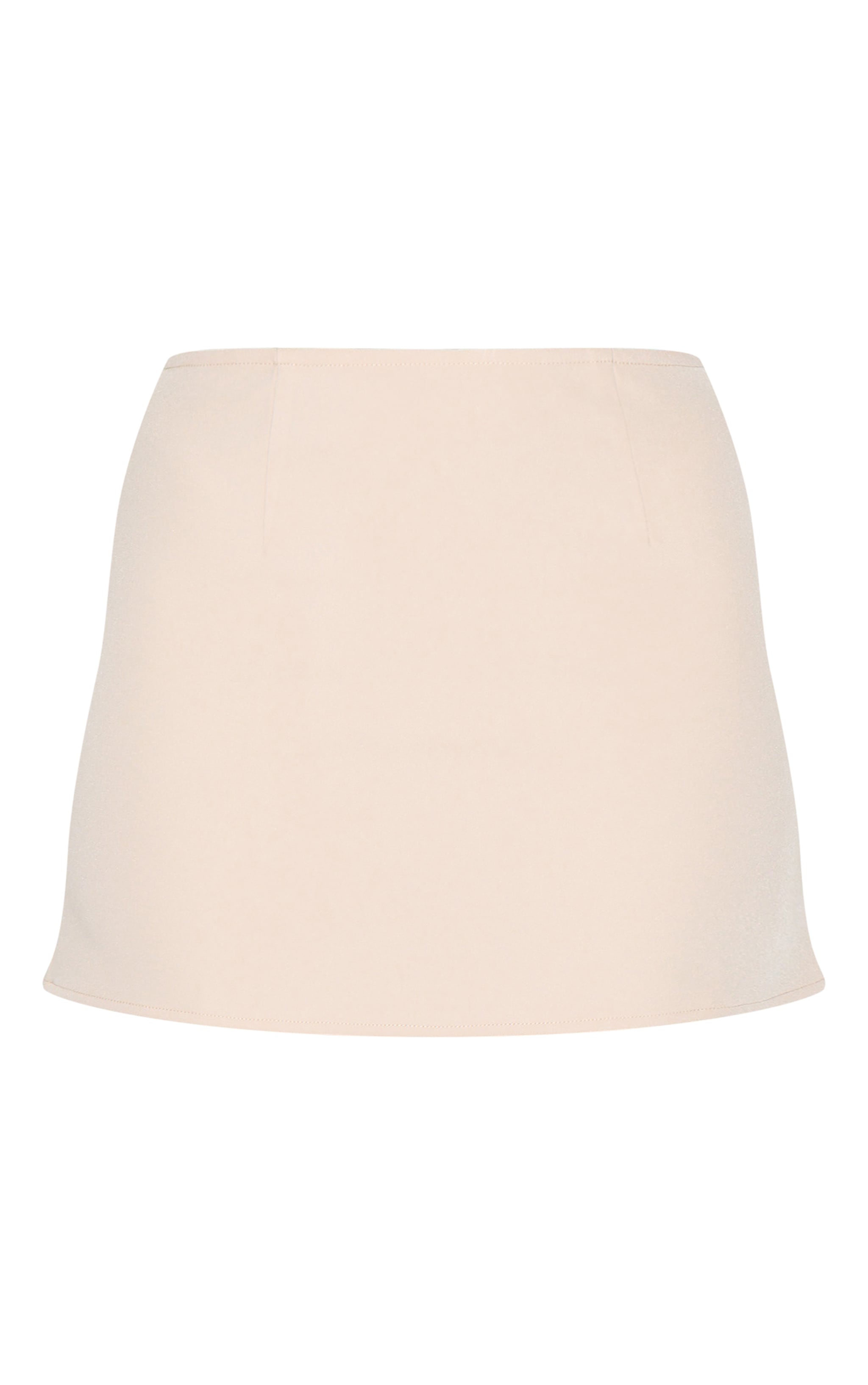 Sand Woven Mid Rise Mini Skirt image 6
