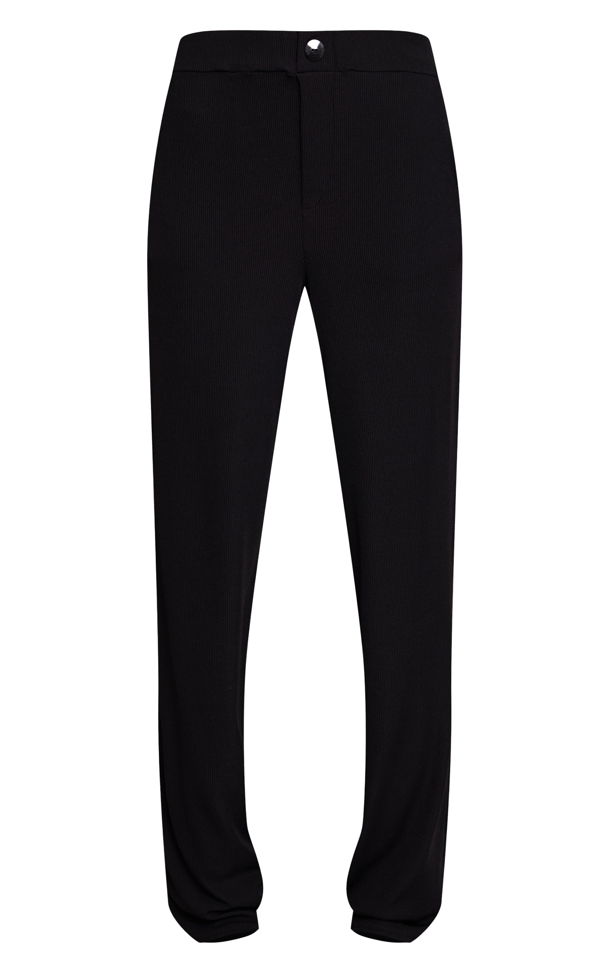 Black Boyfriend Style Wide Leg Pants image 5