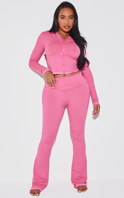 Regular Fit Pink Trousers