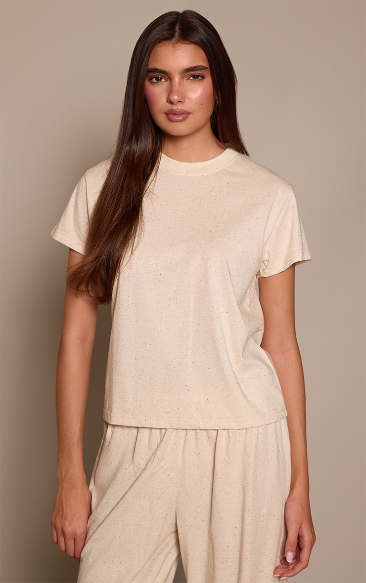 Butter Yellow Speckled T-Shirt