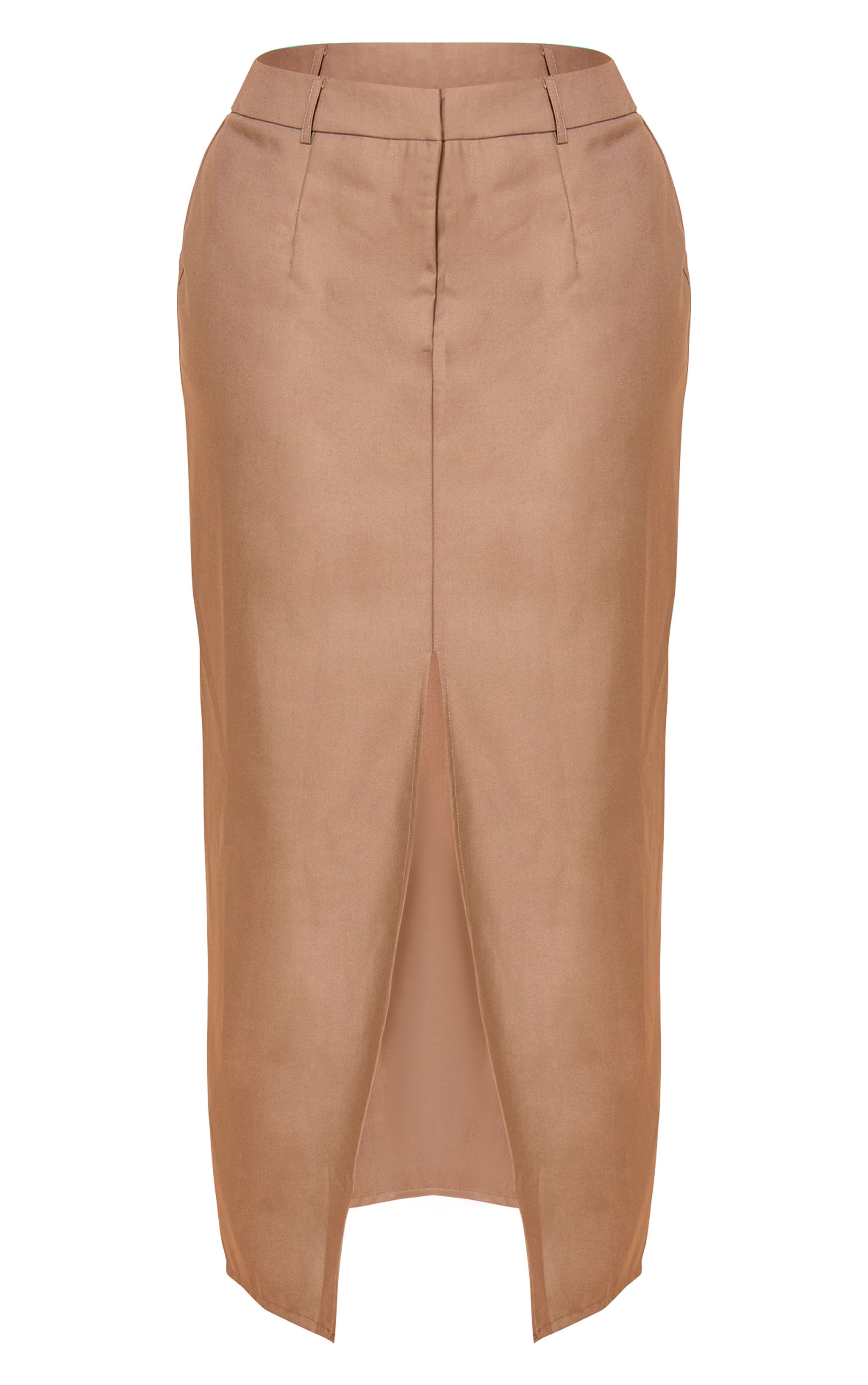 Shape Mocha Tailored Split Front Maxi Skirt image 5