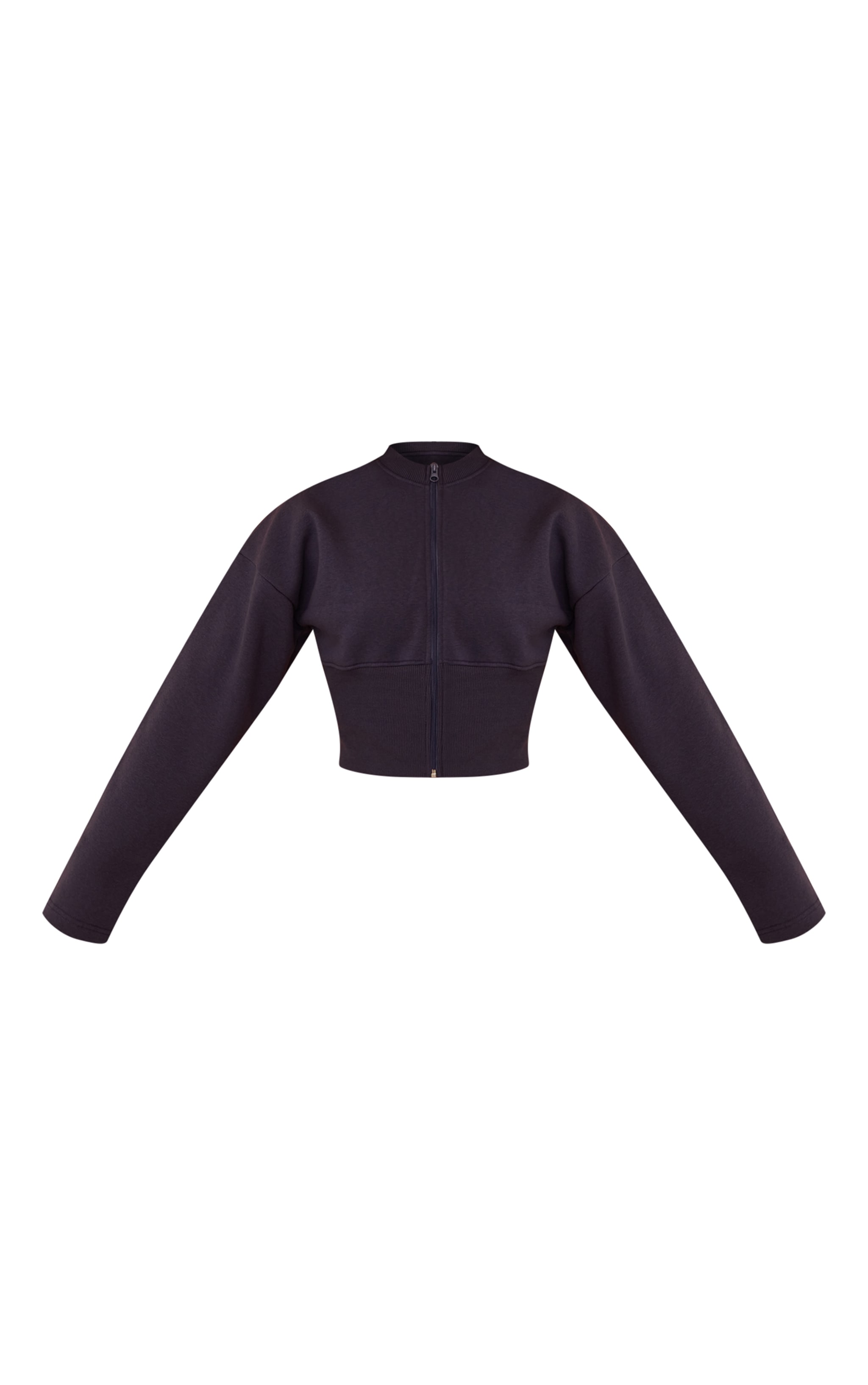 Navy Extreme Cinched Waist Sweatshirt image 5