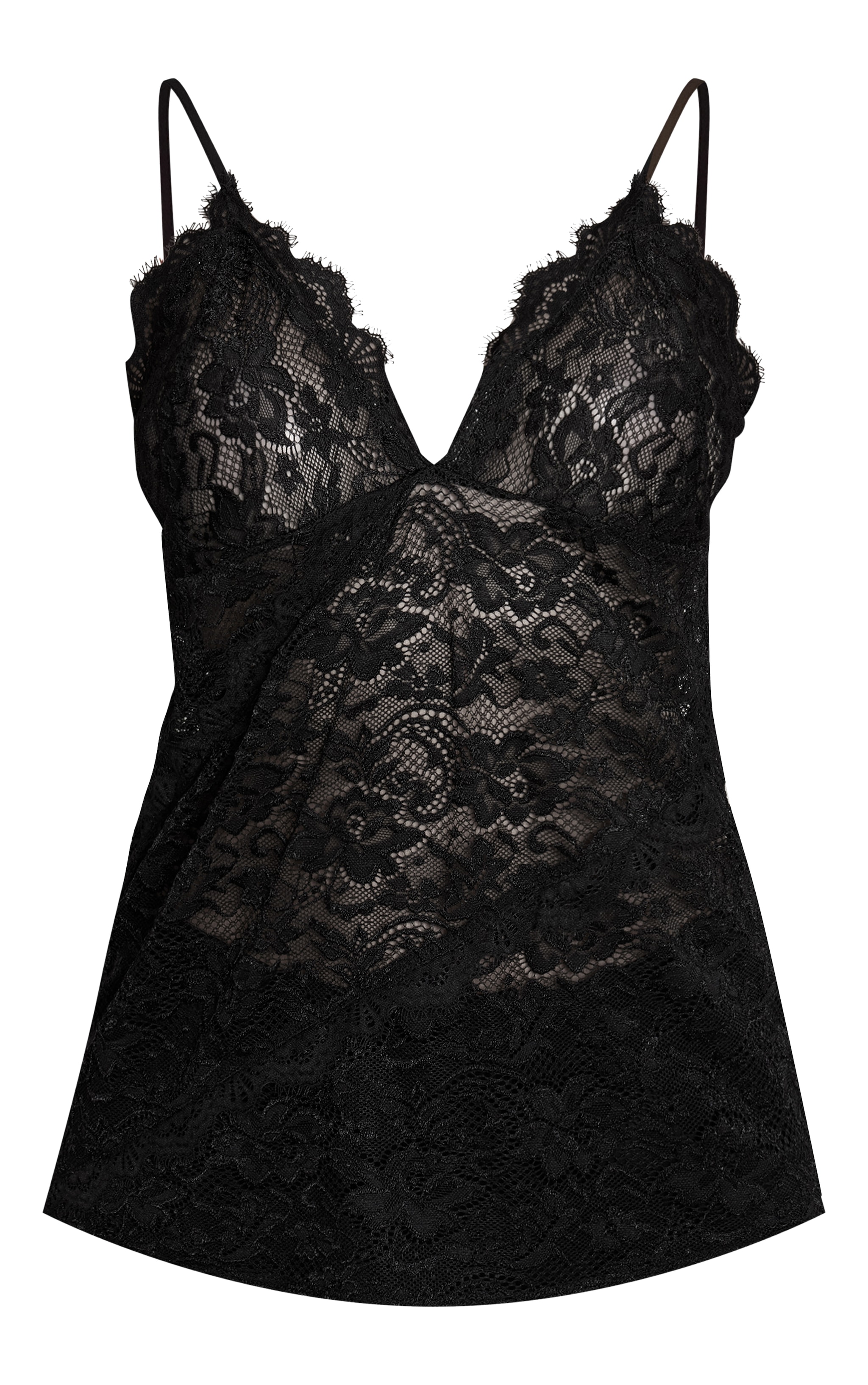Black Lace Flowy Cami  image 5