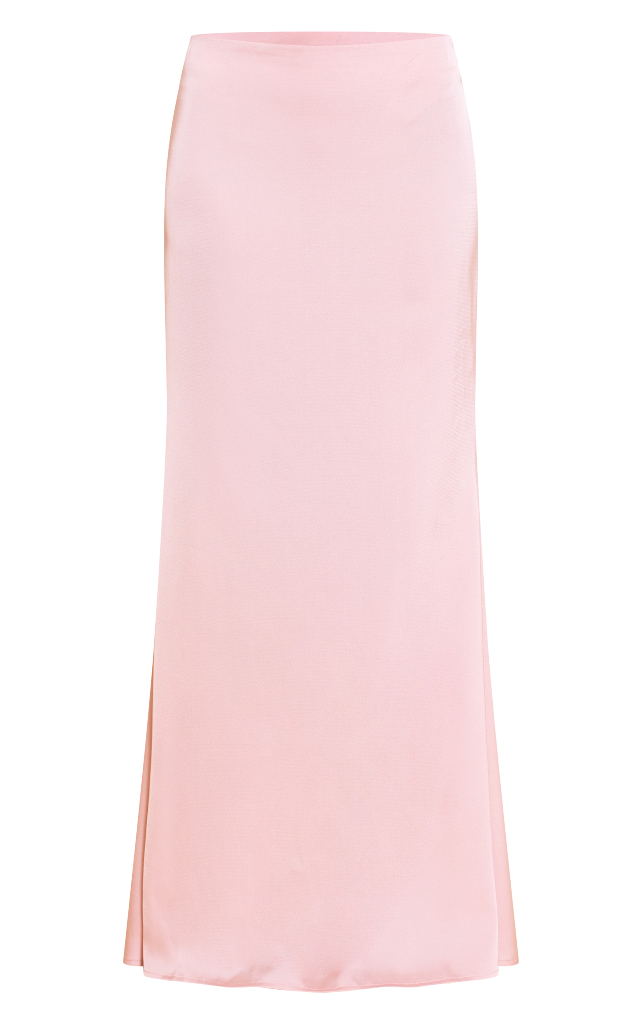 Pink Satin Floaty Maxi Skirt image 5