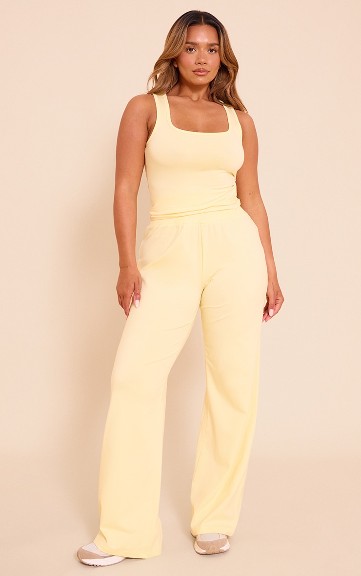 Shape Butter Cream Scoop Neck Vest Top image 3
