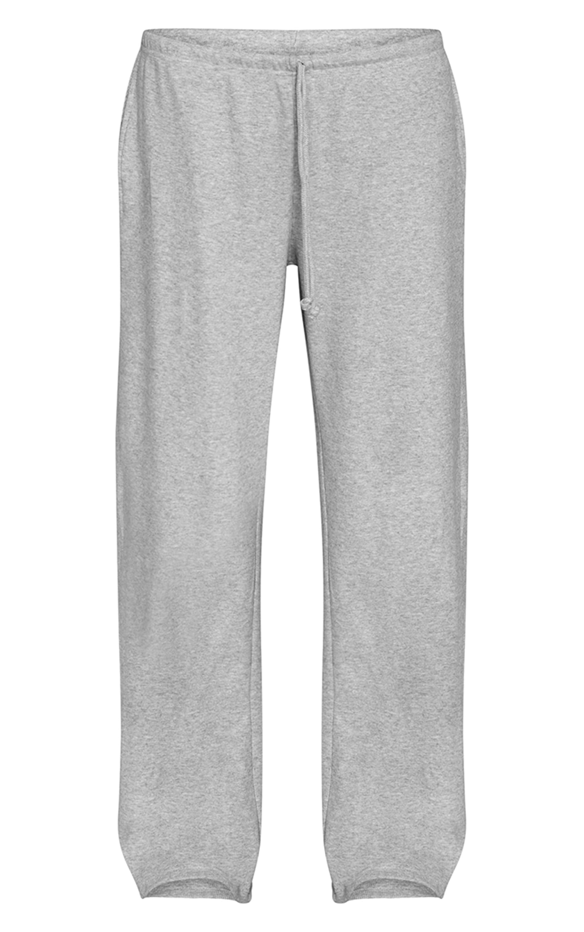 Grey Marl Soft Rib Elasticated Waist Trouser image 5