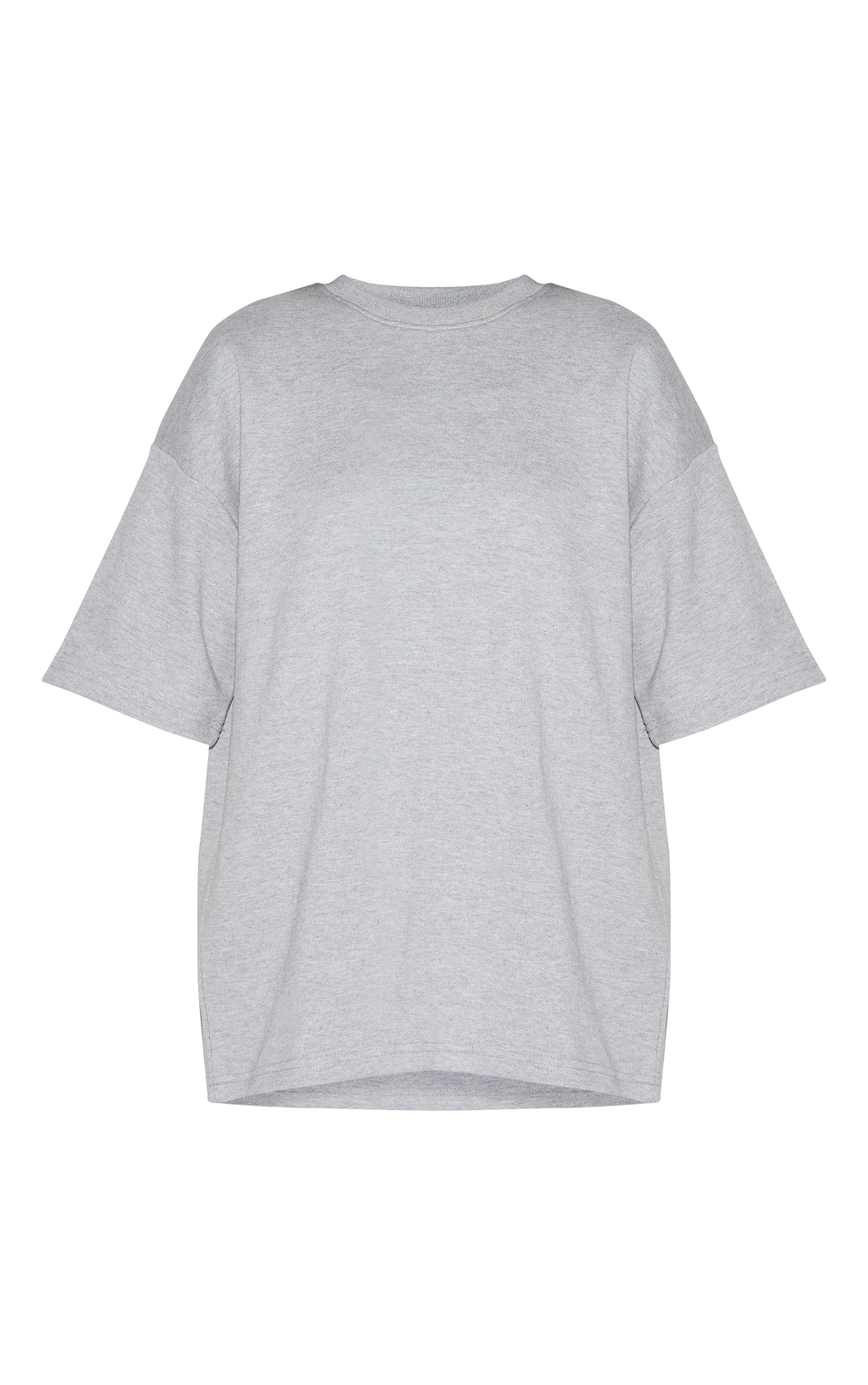 T-shirt oversize en jersey gris image 5