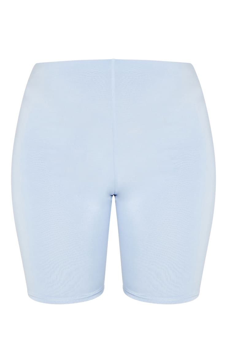 Baby Blue Mix Match Slinky Longline Cycle Shorts Co-ords PLT UAE