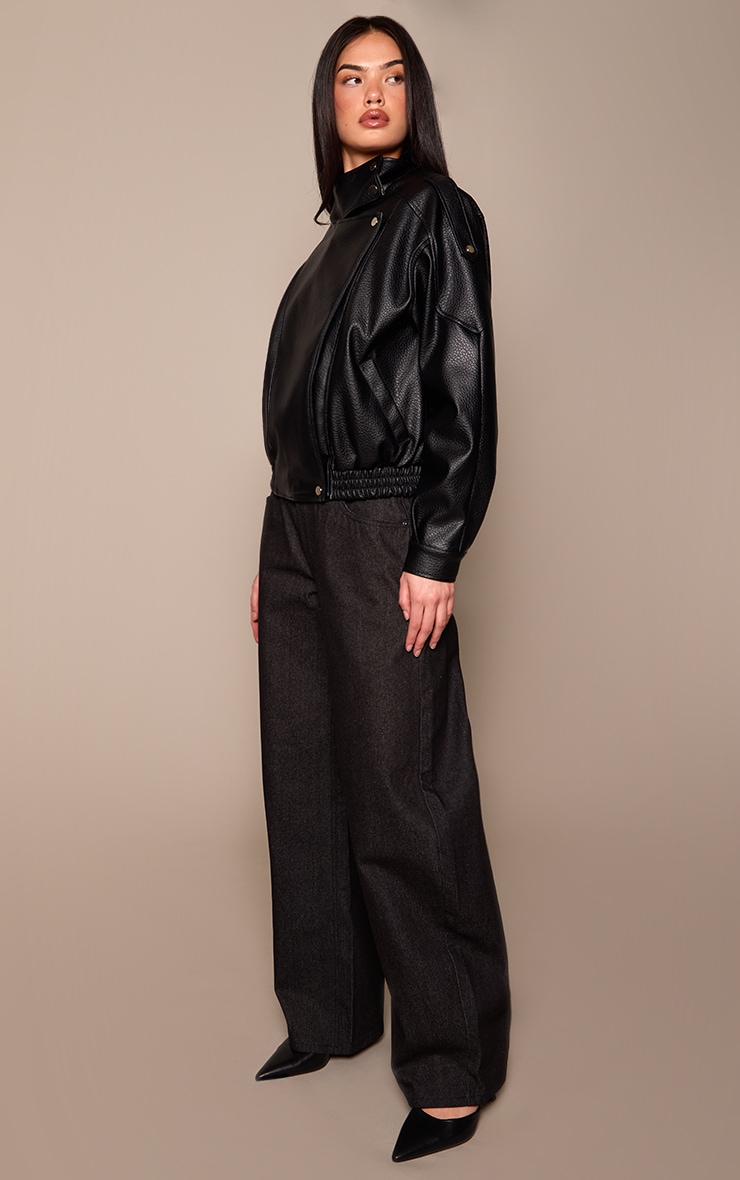 Raw Indigo Low Rise Barrel Jeans image 2