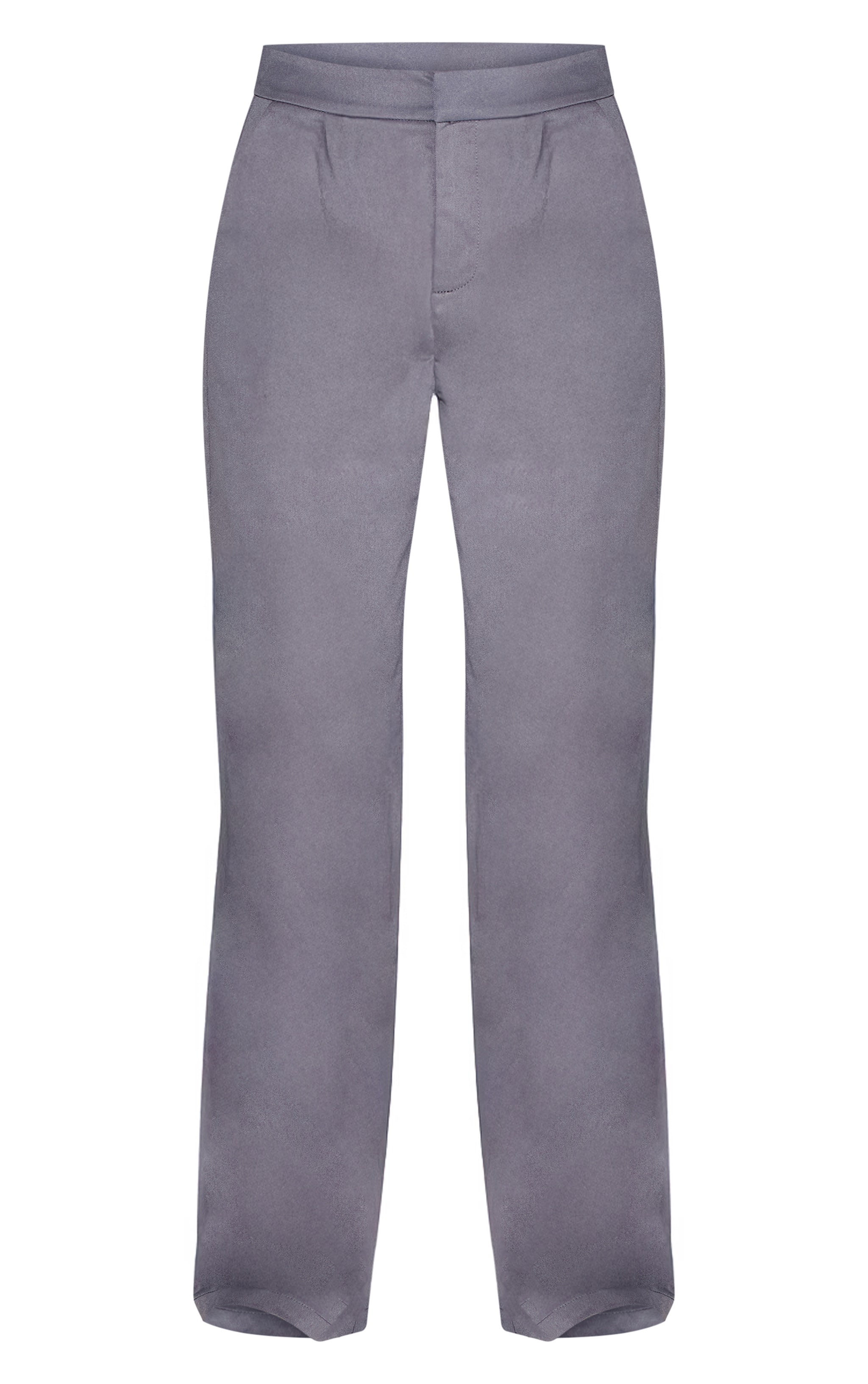 Charcoal Pleated Wide Leg Pant image 5