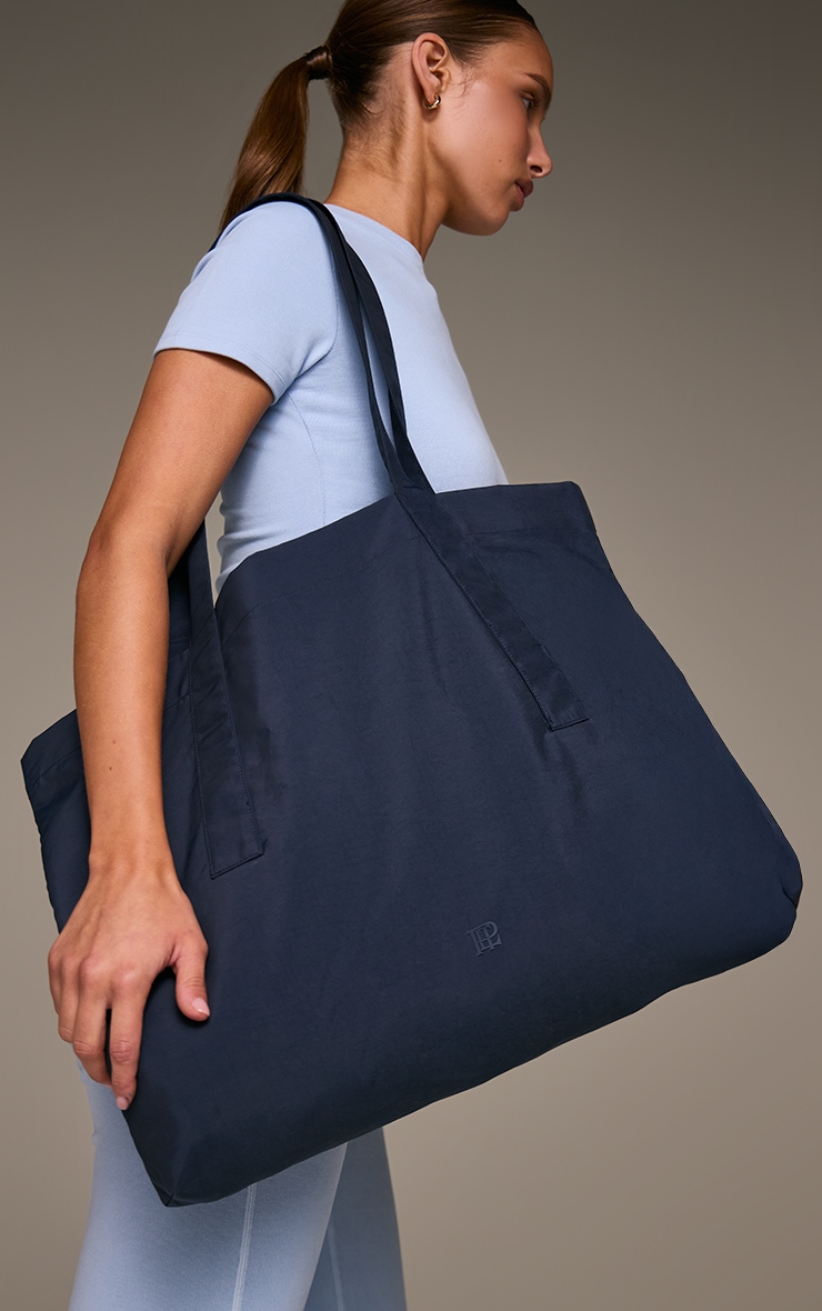 Navy Sports Tote Bag image 2