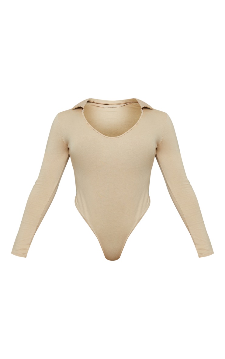 Shape Stone Cotton Collar Detail Bodysuit image 2