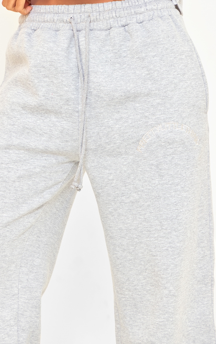 PLT Tall Grey Marl Drawstring Wide Leg Joggers | Tall
