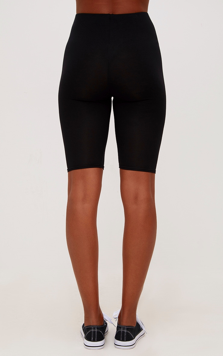 kids black cycle shorts