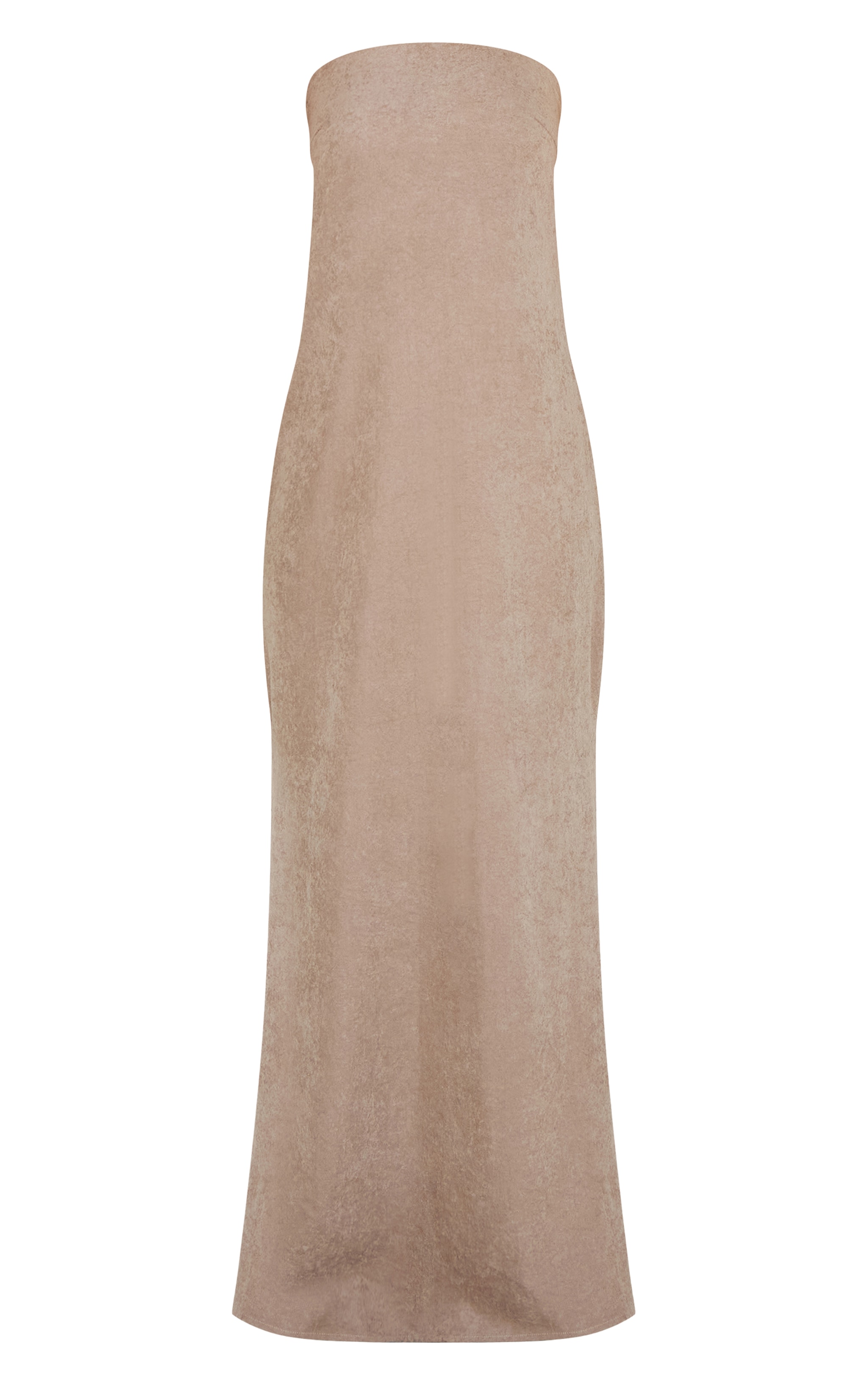 Stone Textured Bandeau Column Maxi Dress image 5