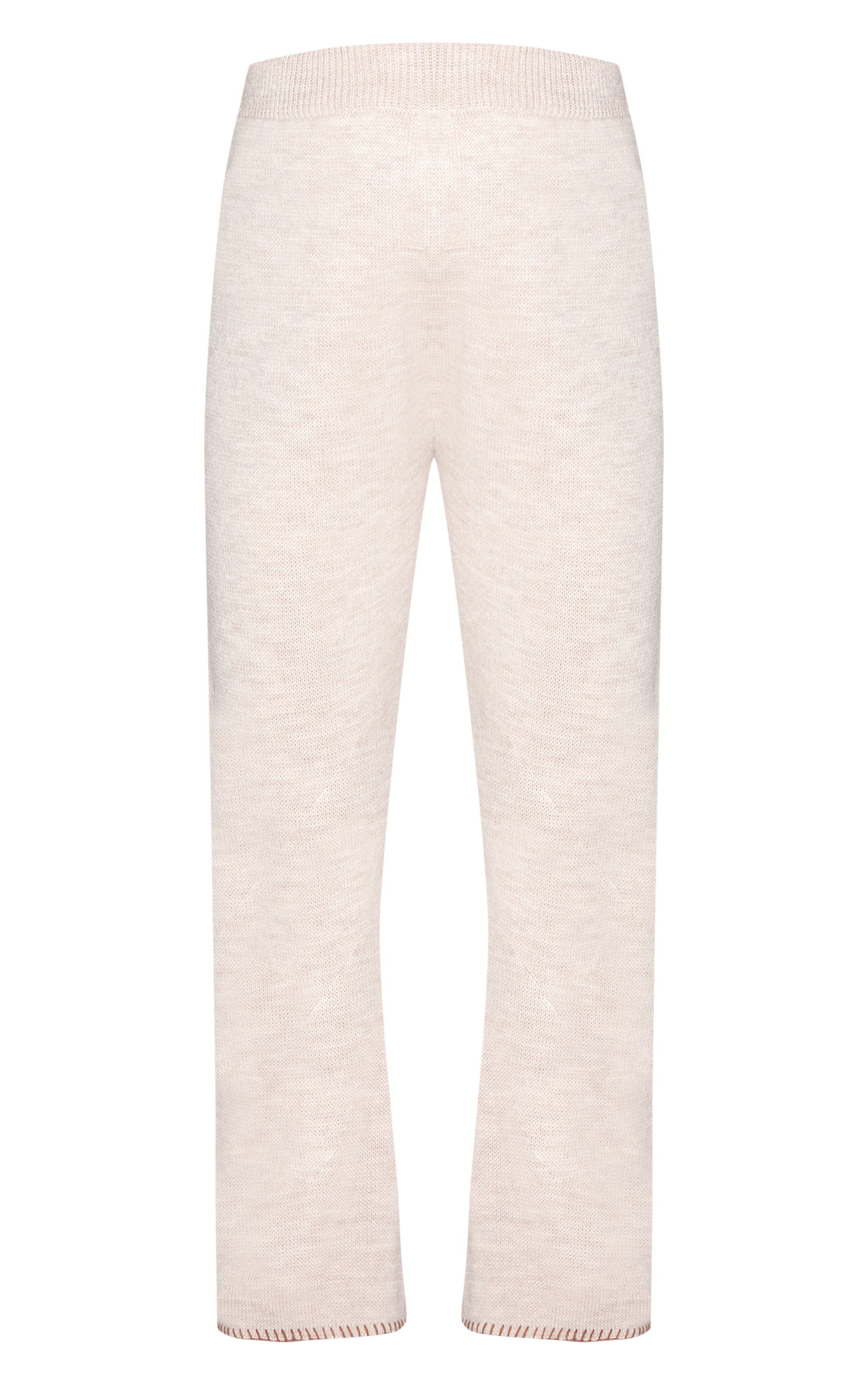 Maternité Pantalon droit en maille tricot avoine image 5