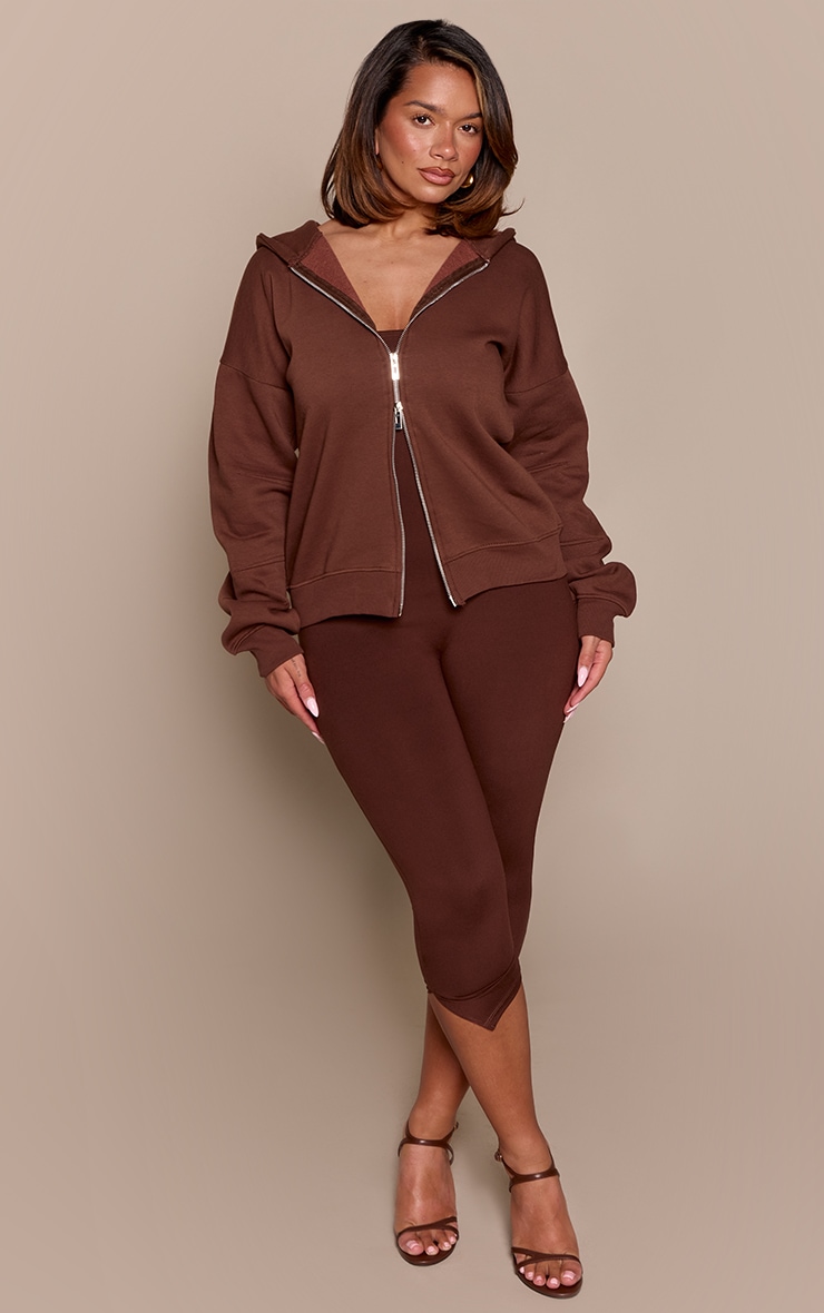 Shape Chocolate Zip Hoodie image 3