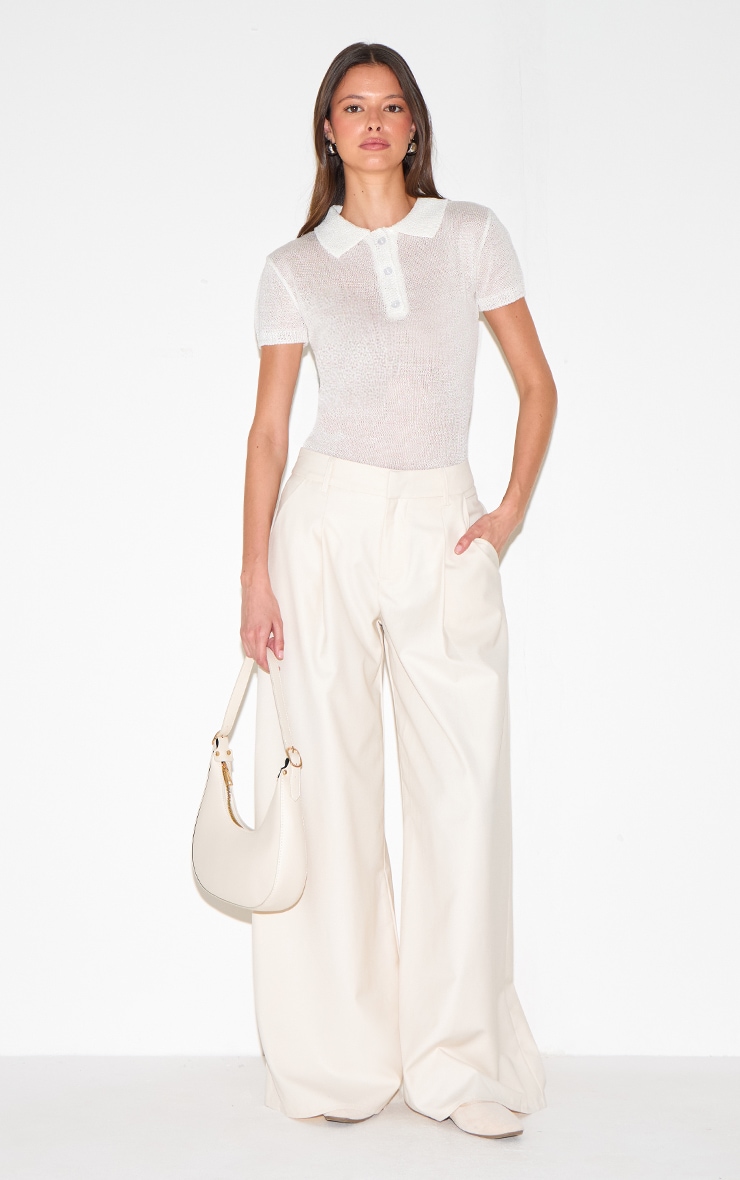 fig london ニットポロ　SHEER knit polo sheer knit Polo L | PROVOKE design boutique