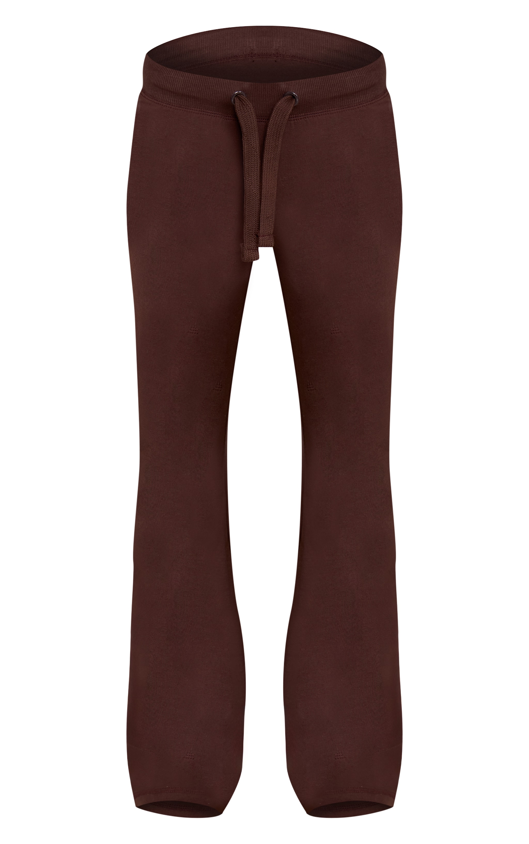 Petite Chocolate Low Rise Skinny Flare Trousers image 5