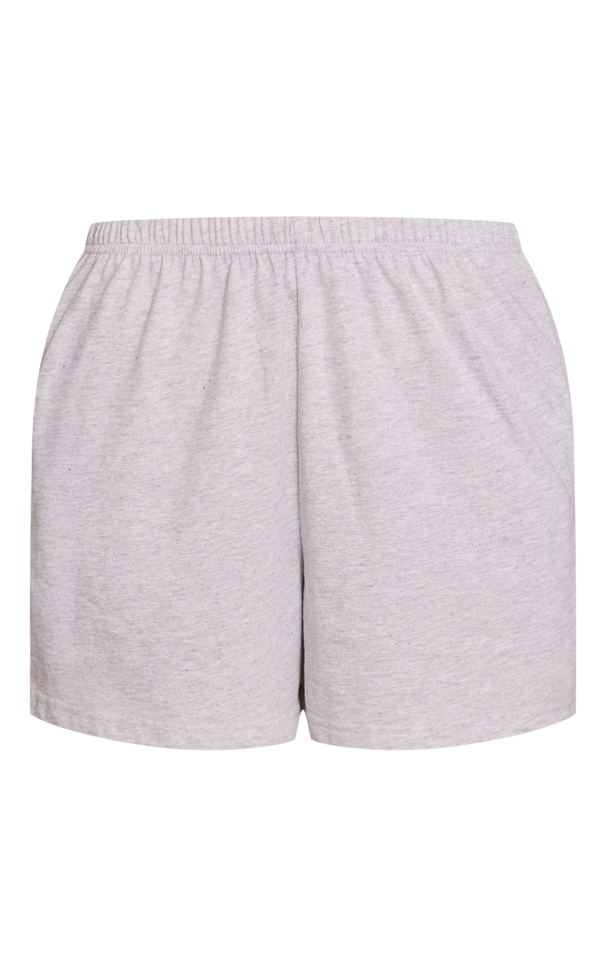 Ash Grey Short Sleeve Fitted Pyjama Top image 5