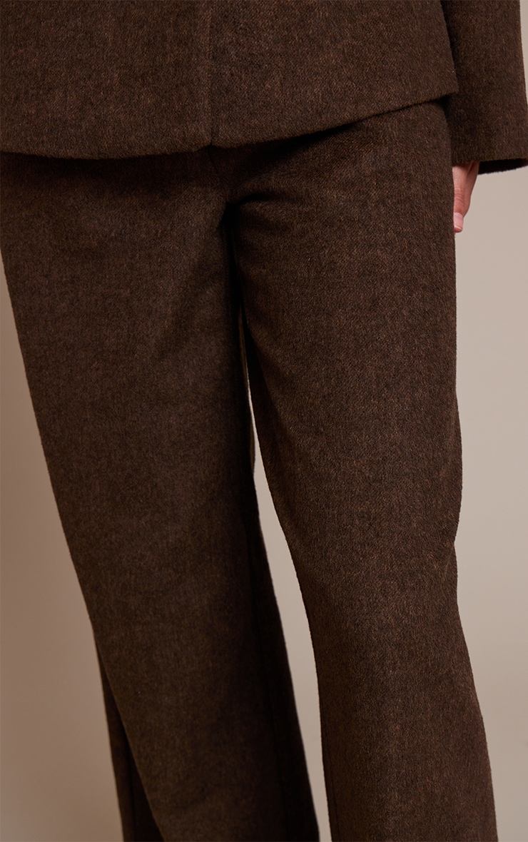 Dark Brown Brushed Pinstripe Pant image 4