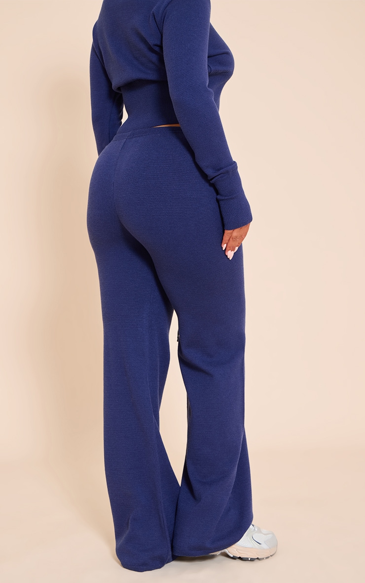 Shape NAVY Knitted Tie Waist Pants image 3