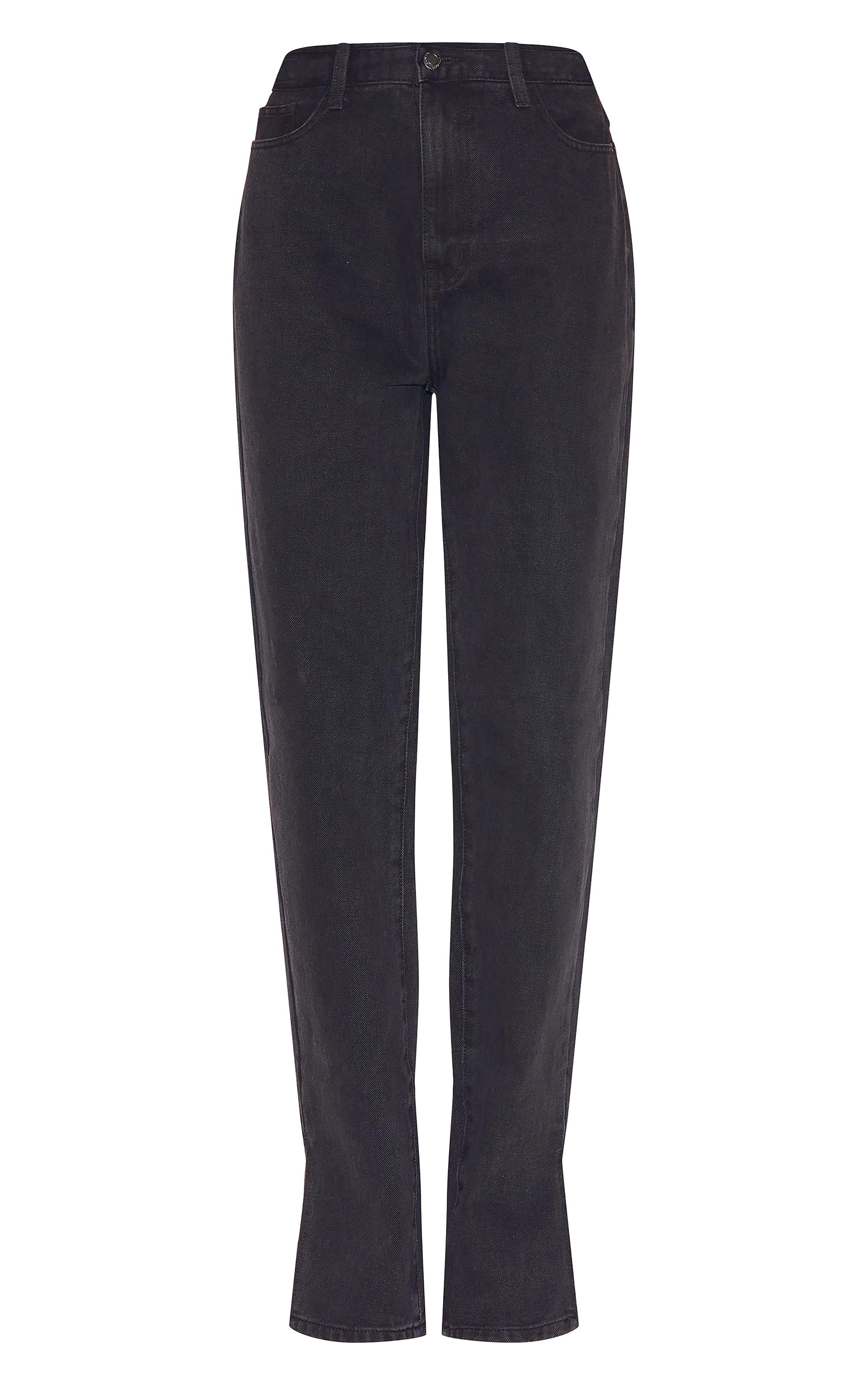 Washed Black L30 Denim Split Hem Jeans image 5