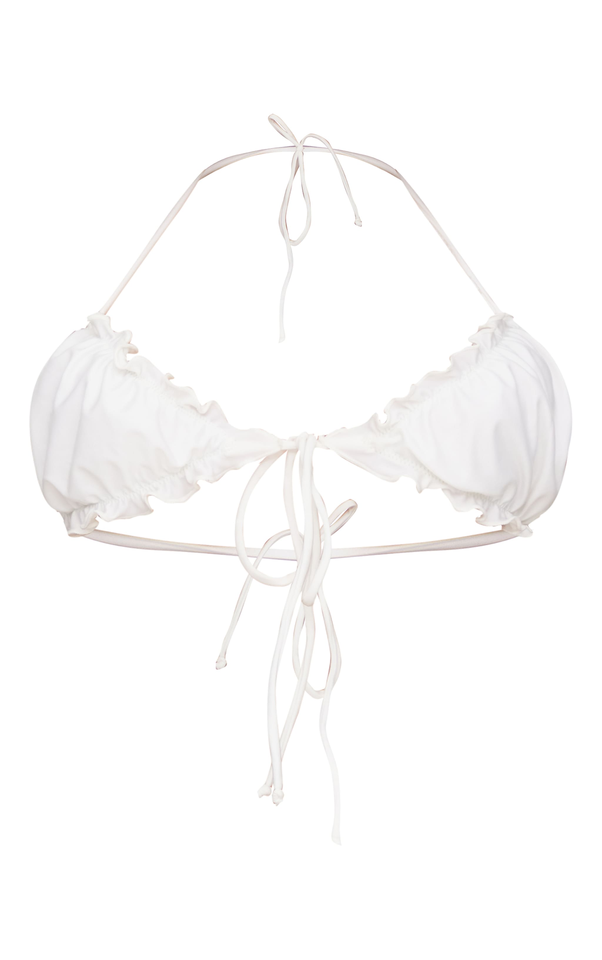★GLOWNY★FRILL BALCONETTE BIKINI TOP (WHITE)★正規品/送料込 ☆GLOWNY☆FRILL BALCONETTE BIKINI TOP (WHITE)☆正規品/送料込