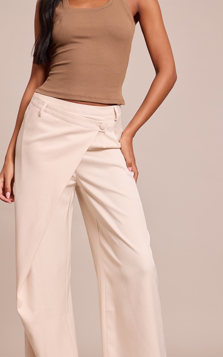 Tall Stone Woven Wrap Front Pants image 4