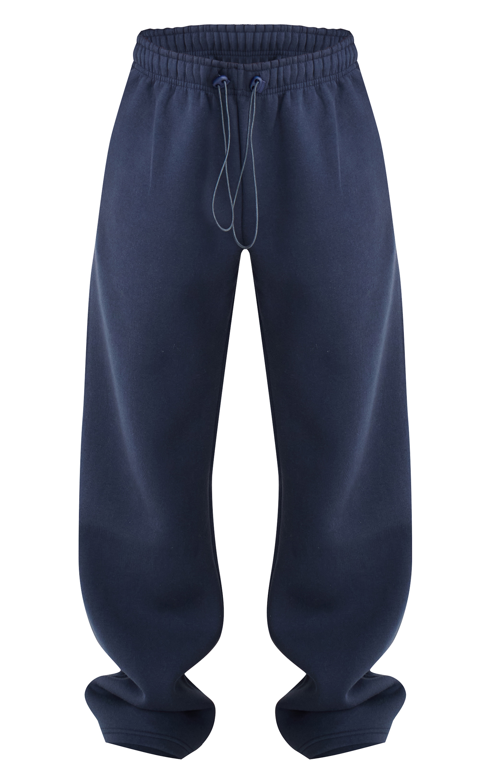 Navy Drawcord Hem Oversized Joggers image 5