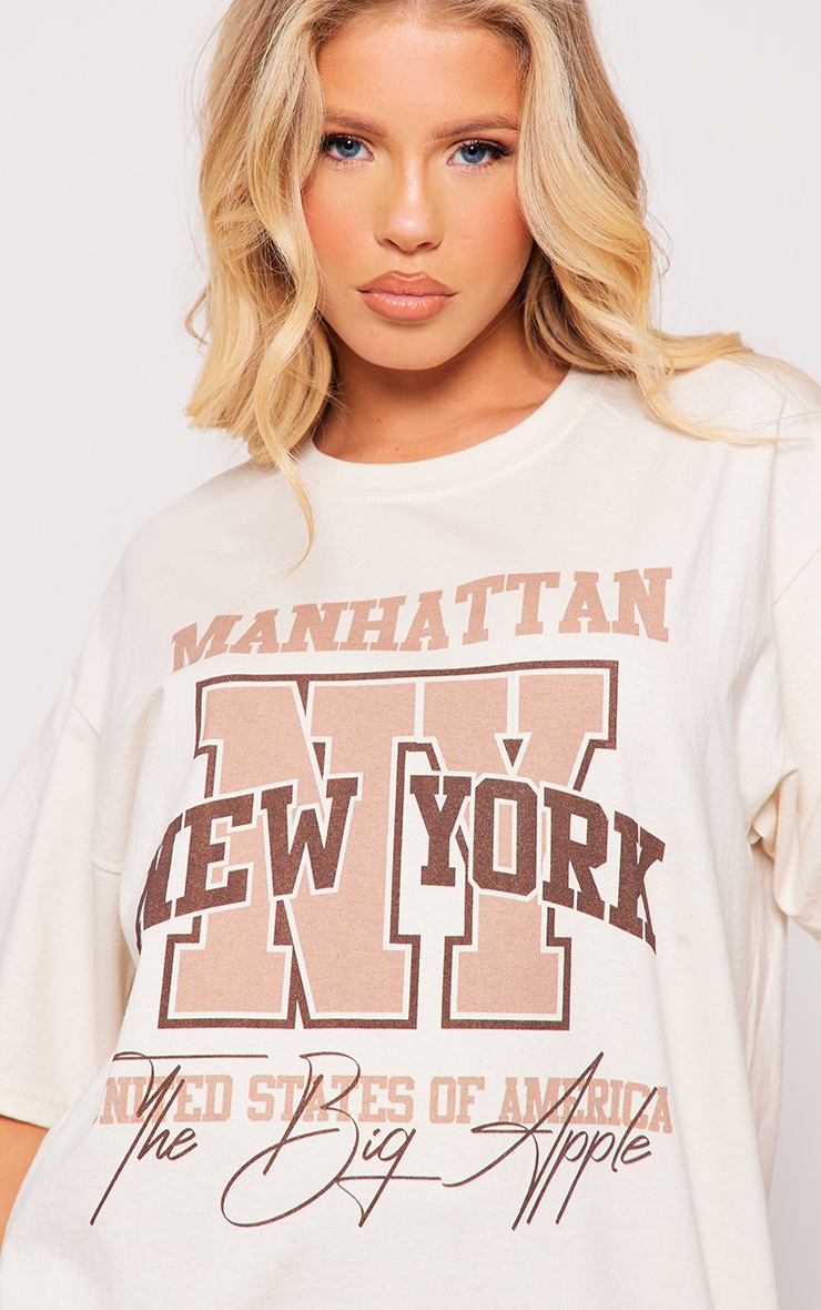 Stone New York NY Print T Shirt image 4